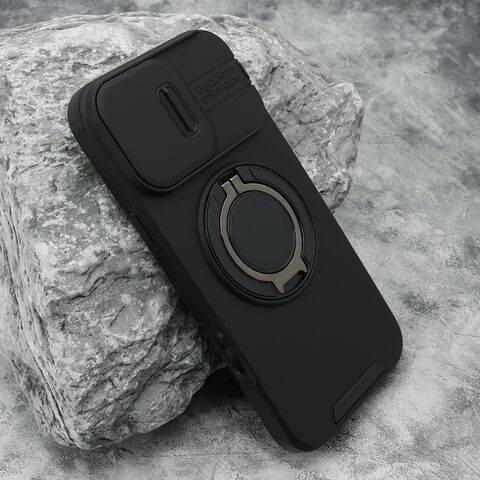 Zastitna futrola DEFENDER CAMSHIELD - iPhone 16 Pro Max (6.9) crna (MS).