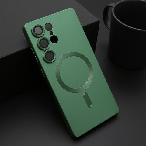 Zastitna futrola ELEGANT MAGSAFE - Samsung S938 Galaxy S25 Ultra 5G zelena (MS).