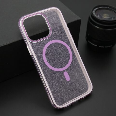 Zastitna futrola CRYSTAL MagSafe - iPhone 16 Pro Max (6.9) ljubicasta (MS).