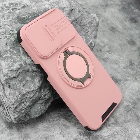 Zastitna futrola DEFENDER CAMSHIELD - iPhone 15 Pro Max (6.7) roze (MS).