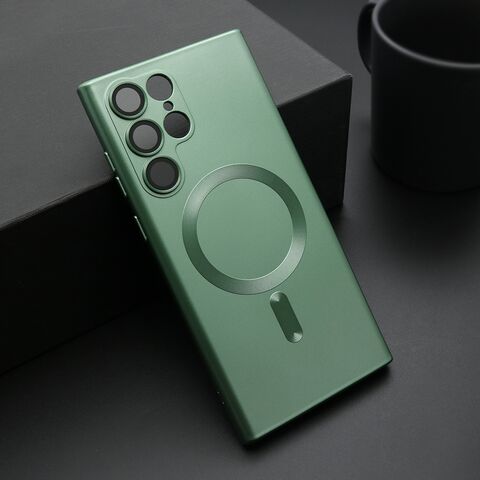 Zastitna futrola ELEGANT MAGSAFE - Samsung Galaxy S22 Ultra 5G zelena (MS).