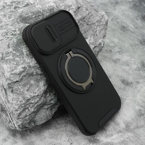 Zastitna futrola DEFENDER CAMSHIELD - iPhone 15 crna (MS).
