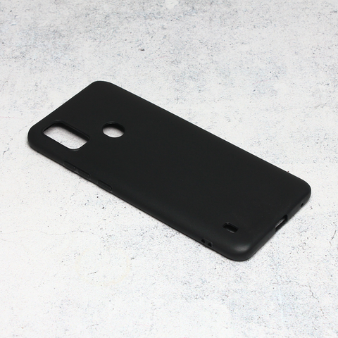 Zastitna silikonska futrola Ultra Thin - ZTE Blade A51 (2021) mat crna.
