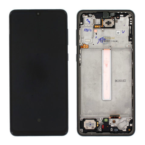 LCD ekran (displej) - Samsung A336/Galaxy A33 5G + touchscreen + okvir crni Service Pack ORG/GH82-28143A.