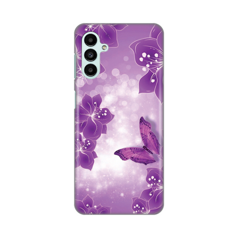PRINT silikonska futrola - Samsung A136 Galaxy A13 5G/A047 Galaxy A04s Butterfly And Flowers.