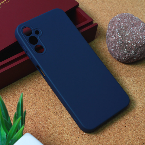 Teracell GIULIETTA silikonska futrola - Samsung A146B Galaxy A14 5G mat tamno plava.