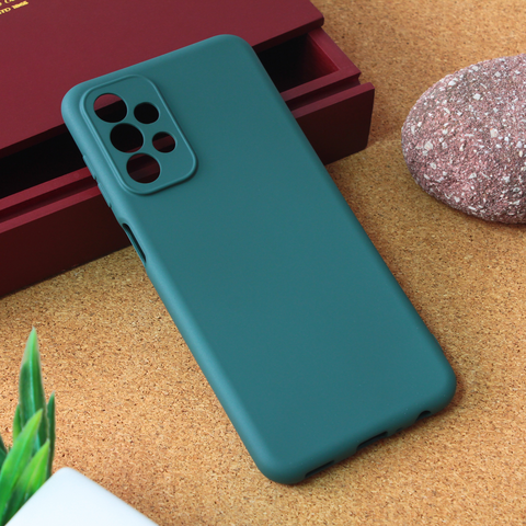 Teracell GIULIETTA silikonska futrola - Samsung A235 Galaxy A23 mat zelena.