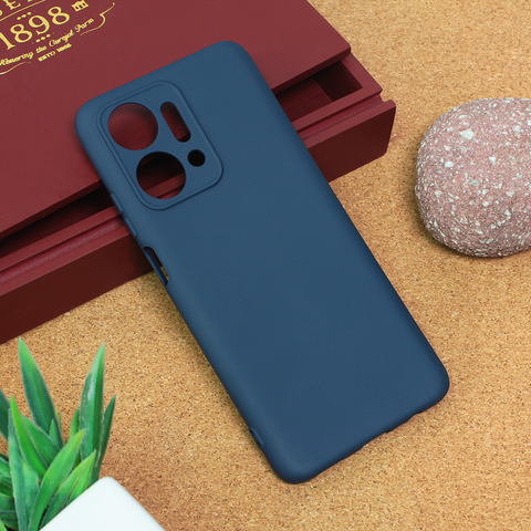 Teracell GIULIETTA silikonska futrola - Huawei Honor X7a mat tamno plava.