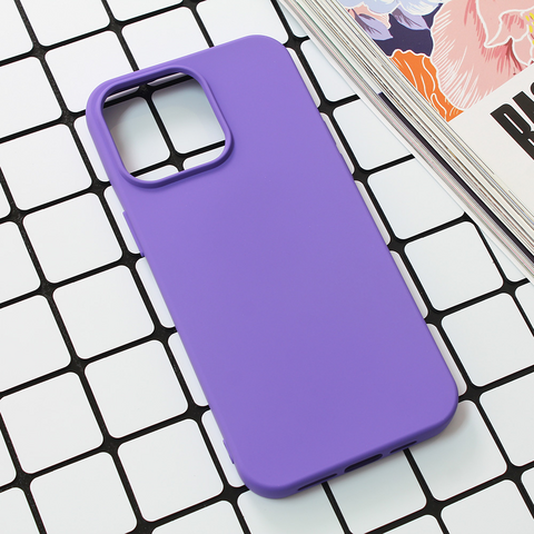 Zastitna futrola Nano Silikon - iPhone 15 Pro Max 6.7 ljubicasta.