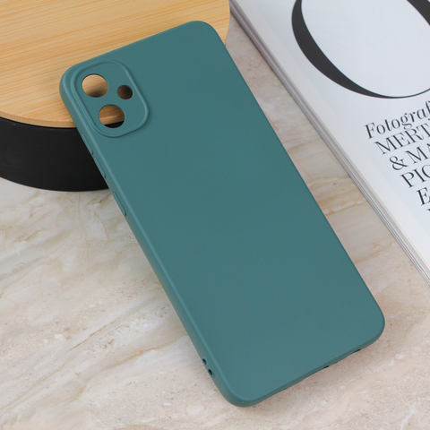 Teracell GIULIETTA silikonska futrola - Samsung A055 Galaxy A05 mat zelena.