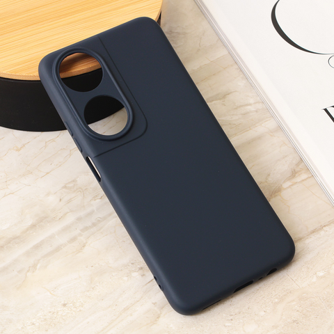 Teracell GIULIETTA silikonska futrola - Huawei Honor X7b mat tamno plava.