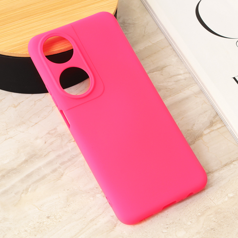 Teracell GIULIETTA silikonska futrola - Huawei Honor X7b mat pink.