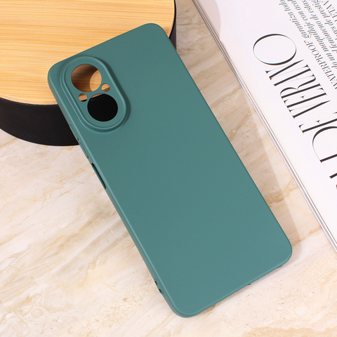 Teracell GIULIETTA silikonska futrola - Realme C67 4G mat zelena.