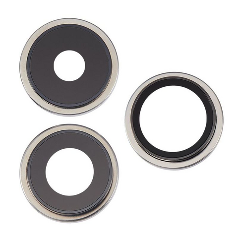 Staklo kamere - Iphone 15 Pro beli Titanium OEM.