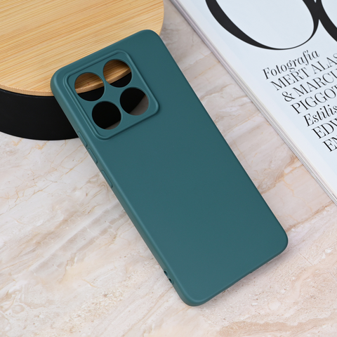Teracell GIULIETTA silikonska futrola - Xiaomi 14T mat zelena.