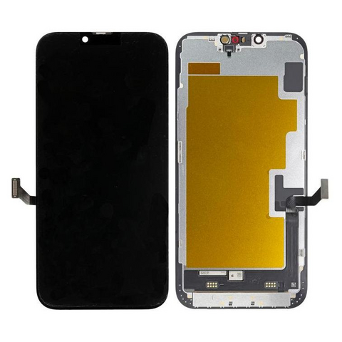 LCD ekran (displej) - iPhone 14 Plus + touchscreen crni APLONG Soft OLED.