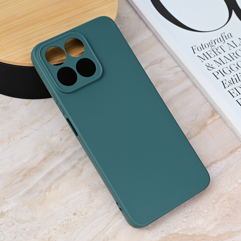 Teracell GIULIETTA silikonska futrola - Huawei Honor 200 Smart/Honor X7c mat zelena.
