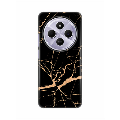 PRINT silikonska futrola - Xiaomi Redmi 14C/Redmi A4 All crni.