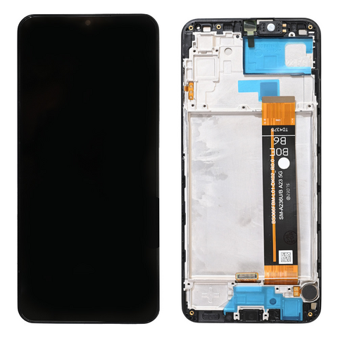 LCD ekran (displej) - Samsung A236 Galaxy A23 5G (GH82-29734A) + touchscreen + okvir crni FULL ORG-SP.
