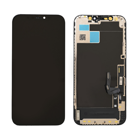 LCD ekran (displej) - iPhone 12/12 Pro + touchscreen crni Incell FHD (JK).