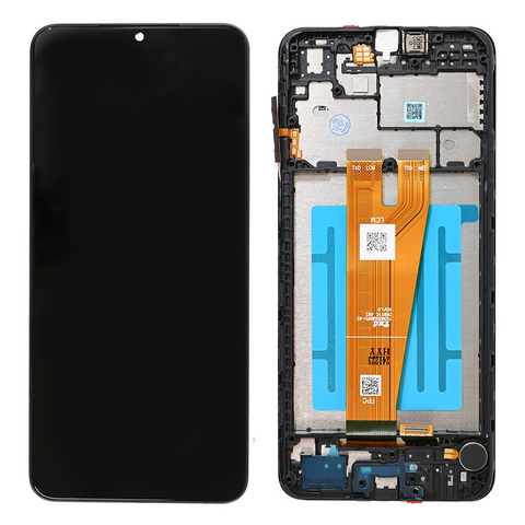 LCD ekran (displej) - Samsung A045/Galaxy A04 (GH81-22731A) + touchscreen + okvir crni FULL ORG-SP.