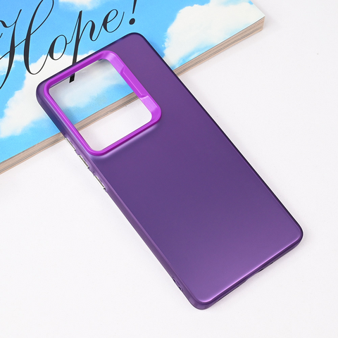 Zastitna futrola providna - Xiaomi Redmi Note 14s ljubicasta.