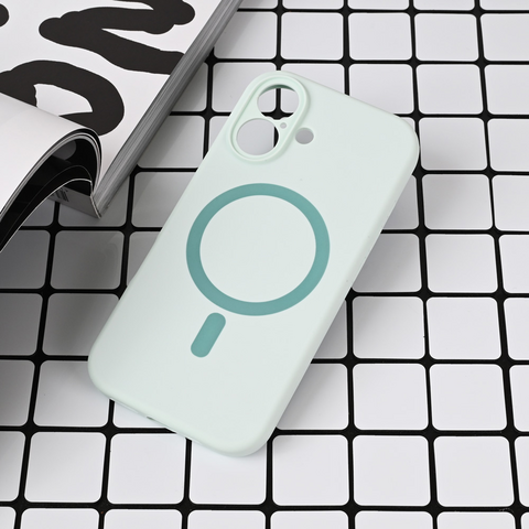 Zastitna futrola Magsafe Pure color - iPhone 16 6.1 mint.