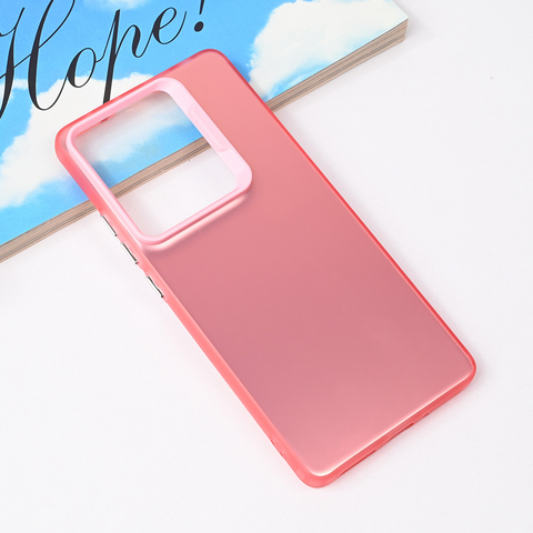 Zastitna futrola providna - Xiaomi Redmi Note 14s roze.