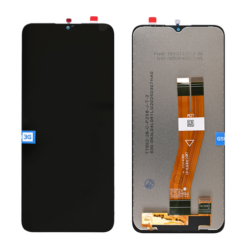LCD ekran (displej) - Samsung A025/Galaxy A02s (GH81-20181A) (163mm) + touchscreen crni FULL ORG-SP.