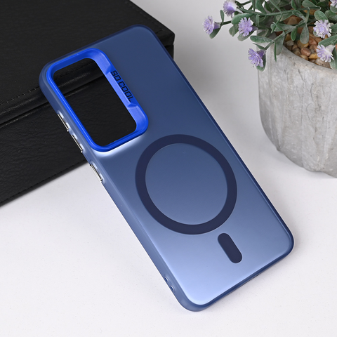 Zastitna futrola Magsafe providna - Samsung S931 Galaxy S25 plava.