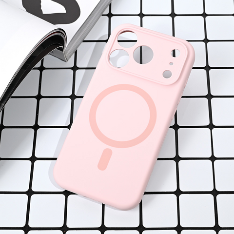 Zastitna futrola Magsafe Pure color - iPhone 17 Pro roze.