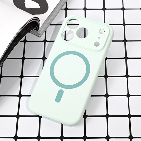 Zastitna futrola Magsafe Pure color - iPhone 17 Pro mint.