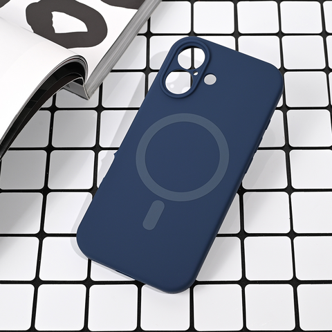 Zastitna futrola Magsafe Pure color - iPhone 17 6.3 plava.
