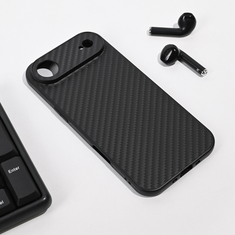 Zastitna futrola Carbon fiber - iPhone 17 Air crna.