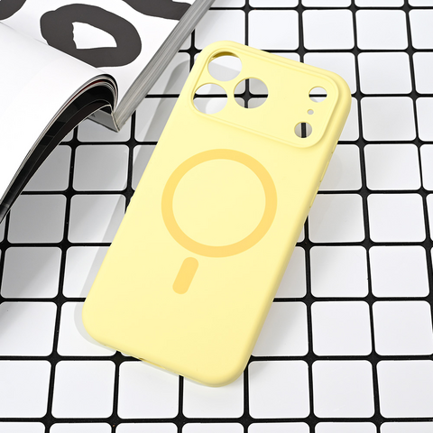 Zastitna futrola Magsafe Pure color - iPhone 17 Pro Max 6.9 zuta.