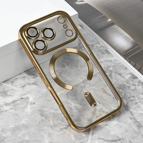 Zastitna futrola Magsafe Lux - iPhone 17 Pro 6.3 zlatna.