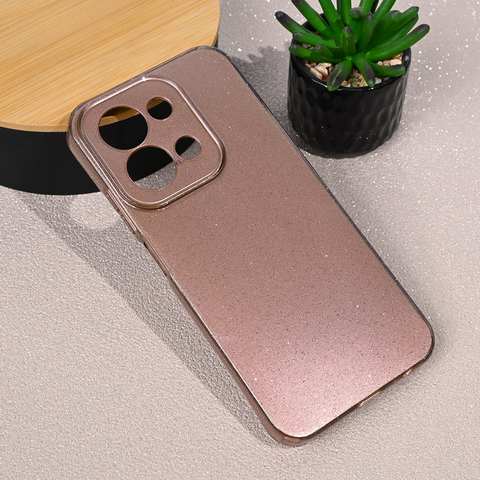 Zastitna futrola Sparkle Dust - Xiaomi Redmi 15C 4G 173mm roze zlatna.