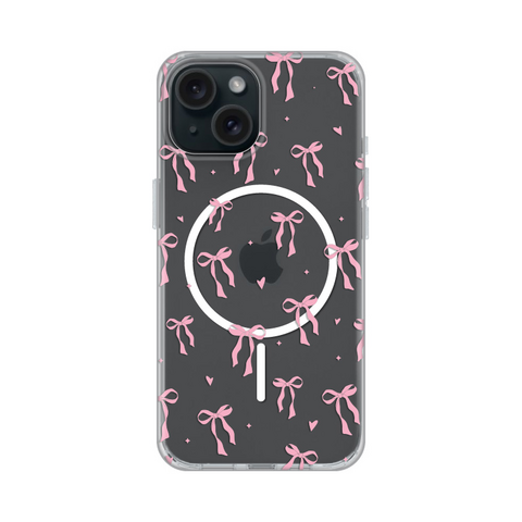 Zastitna futrola print Magsafe - iPhone 15 Cute Bows.