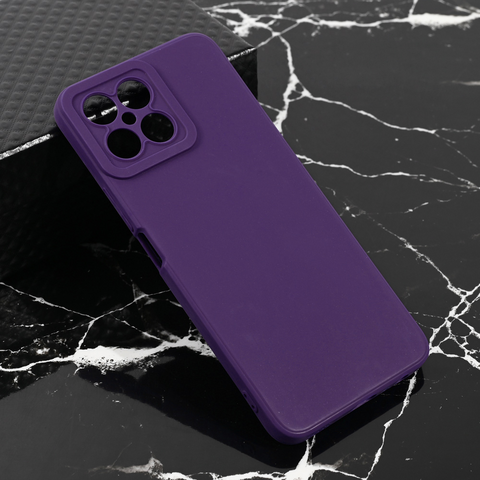 Teracell GIULIETTA silikonska futrola - Huawei Honor X8 mat tamno ljubicasta.