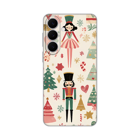 PRINT silikonska futrola - Samsung S731B Galaxy S25 Fe Vintage Christmas.