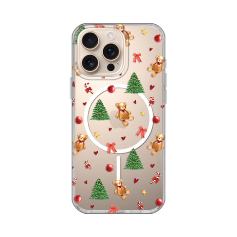 Zastitna futrola print Magsafe - iPhone 16 Pro Max 6.9 Merry Bear.