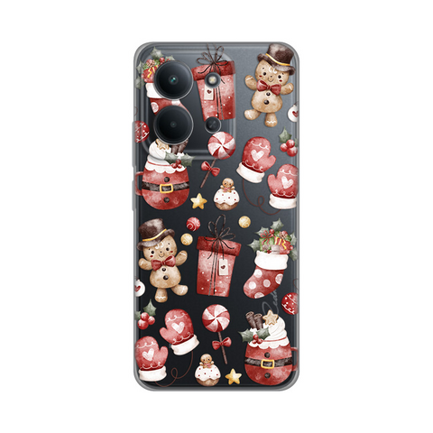 PRINT silikonska futrola skin (ultra tanka) - Xiaomi Redmi 15C 4G Cozy Christmas.
