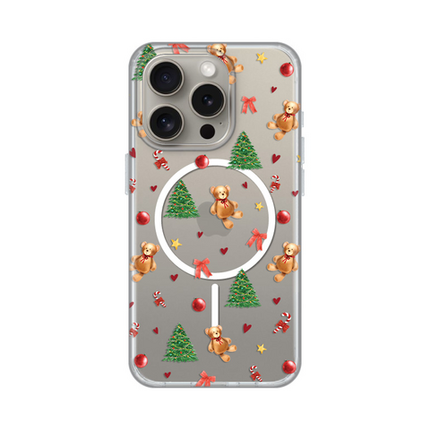 Zastitna futrola print Magsafe - iPhone 15 Pro 6.1 Merry Bear.
