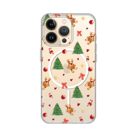 Zastitna futrola print Magsafe - iPhone 13 Pro Merry Bear.