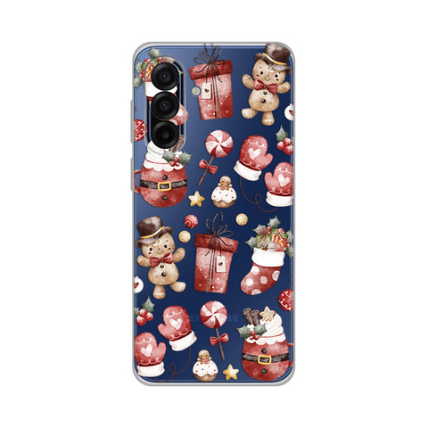 PRINT silikonska futrola skin (ultra tanka) - Samsung A175 Galaxy A17 Cozy Christmas.