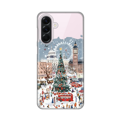 PRINT silikonska futrola skin (ultra tanka) - Samsung A566 Galaxy A56 5G Christmas Town.