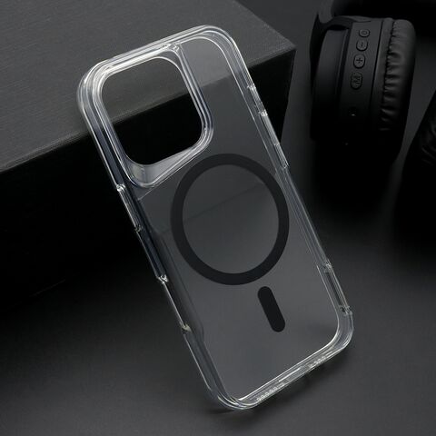 Zastitna futrola AURA MagSafe - iPhone 16 Pro (6.3) crna (MS).