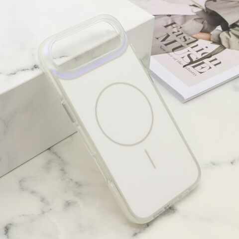 Zastitna futrola AMBER RING MagSafe - iPhone 17 Air bela (MS).