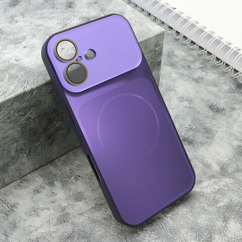 Zastitna futrola COLOR METAL MagSafe II - iPhone 17 ljubicasta (MS).