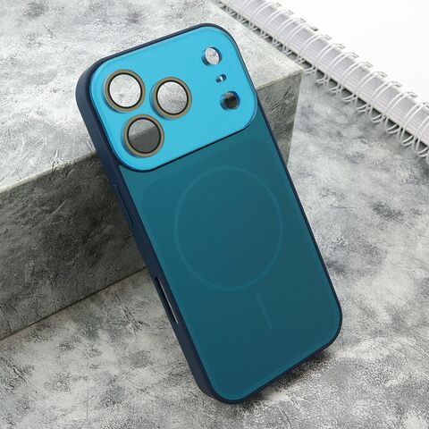 Zastitna futrola COLOR METAL MagSafe II - iPhone 17 Pro plava (MS).